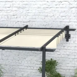 Sale Pergola, 297x297x200 cm, Krämfärgad Valvbågar, Spaljéer, Bersåer & Pergolor