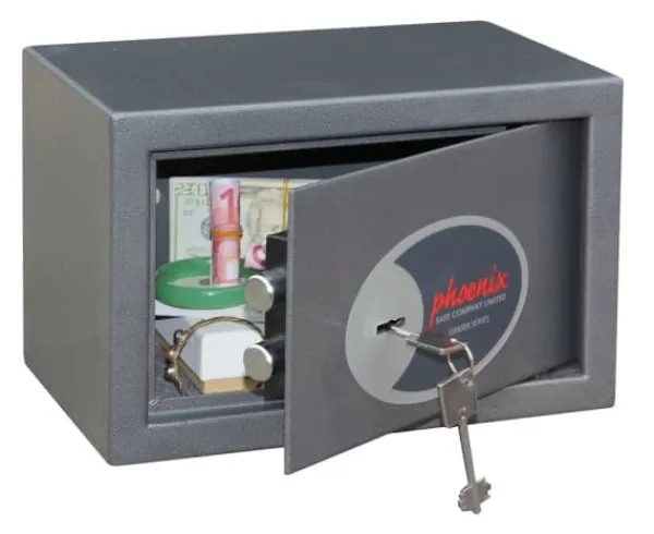 Phoenix Safe Co. VELA HOME & OFFICE, grafit, Metallisk, nyckel, 10 l, Stål, 310 mm, 200 mm