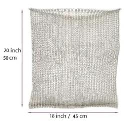 Clearance Plant Root Guard Gopher Proof Trådkorg Mullvad Sork Mesh Trådkorg Underground Rostfritt stål Trådnätspåse för växter Rotskydd 20x18 tum Trädgårdskorgar