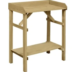 vidaXL Planteringsbord impregnerad furu 75x40x90 cm