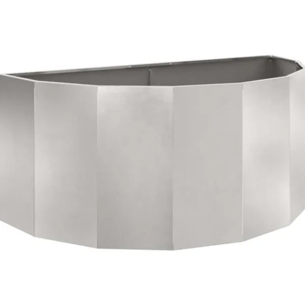 vidaXL Planteringskärl Silver 120 x 60 x 50 cm Rostfritt stål