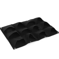 Clearance Planteringspåse Trädgård Balkong Vägg Vertikal Blomväxter Hängande Planter Svart Färg 12 Fickor Krukor & Växtbehållare