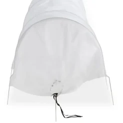 Planthustunnel Set, 500x53x50 cm, Vit