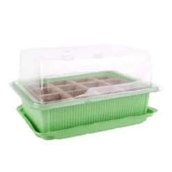 Outlet Plantkruka växthus 12 hål 19x14 cm Kit För Växt- & Örtplantering
