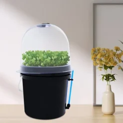 Clearance Plantlåda, 12-24 VDC spänningsområde, max 3 A ström, timercykel 60 min PÅ/30 min AV, produktstorlek 27x27x29 cm, vikt 1,32 kg Kit För Växt- & Örtplantering