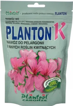 PLANTON K flerkomponentsgödsel för pelargoner och blommande växter 200 g