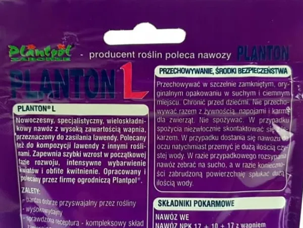 PLANTON L flerkomponentsgödsel för lavendel 200g Gödningsmedel