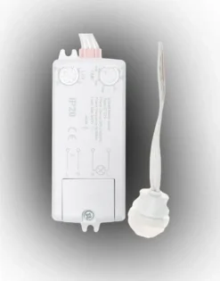 Plastrol - W-99291 - Infraröd rörelsedetektor 500W/200W infälld IP20 vägg 8m tak 6m CR-PIR1/KM/VIT
