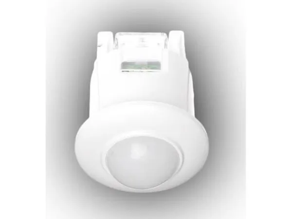 Plastrol Infraröd rörelsedetektor 400W/200W infälld IP20 räckvidd 6m CR-M4/OS/Vit
