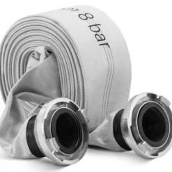 New Platt brandmansnätslang för vatten med storz-kontakt 3'' 76 mm 8-24 bar 20 m Brandsläckare