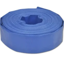 Platt brandslang 25 m 2" PVC för vattenleverans | Färg: Transparent | Storlek: 25 m Brandsläckare