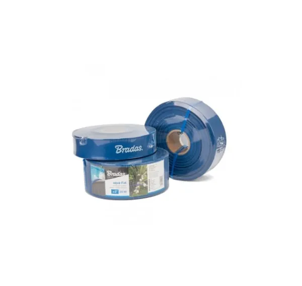 Plattslang AQUA - FLAT PE / EVA i set med slangklämma WP1 - 1 1/4"- 30m