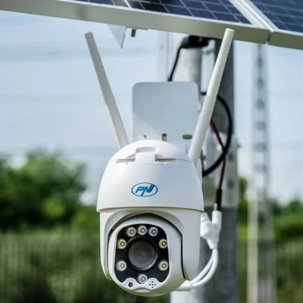 New Pni Cámara Seguridad Con Panel Solar Ip60 Vit Säkerhetsmonitorer & Videokameror