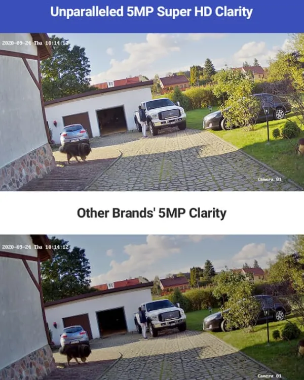 Hot POE Säkerhetskameror, 5MP Upplösning, Vandalism-säkert Design Säkerhetsmonitorer & Videokameror