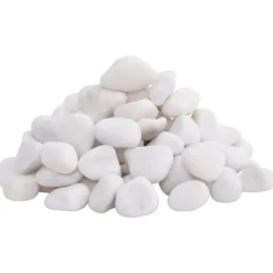 Sale Polerad småsten 10 kg vit 2-5 cm Trädgårdsstenar & Klivstenar