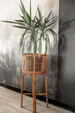 Best POLLIE M KARAMELL BLOMMSÄNG Krukor & Växtbehållare