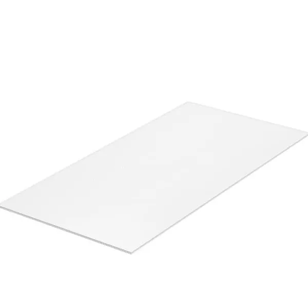 Polykarbonat växthuspaneler 12-pack, 2' x 4' x 0,24'', UV-skyddade för växthus, hållbara takplåtar, högkvalitativa växtskyddslösningar