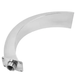 Sale Pool Waterfall Fountain G1 Invändig gänga 304 Rostfritt stål Rund Böjd Design Utomhuspool Fontän för Lekplats Fontäner & Dammar