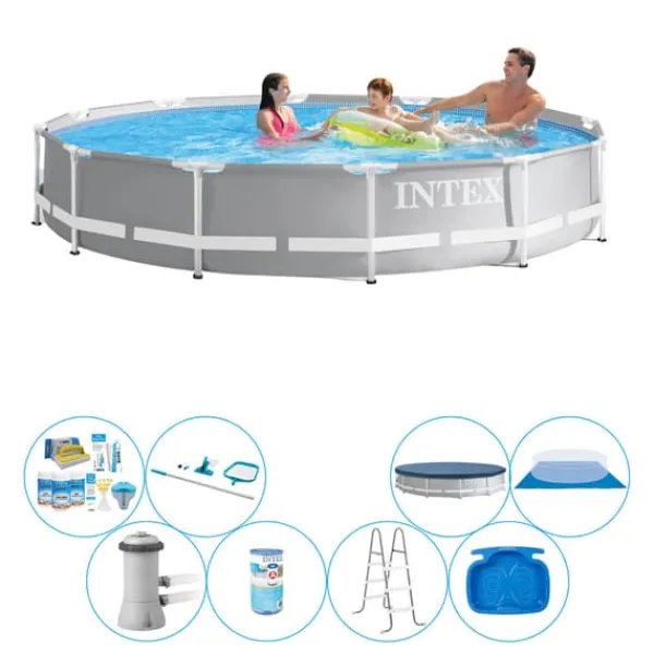 Poolbunt - Intex Prism Ram Rund 366x76 cm