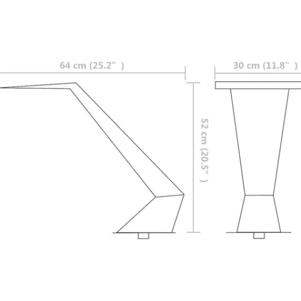 Poolfontän i rostfritt stål - Dekorativ poolaccessoar | Färg: Silver | Storlek: 64x30x52 cm