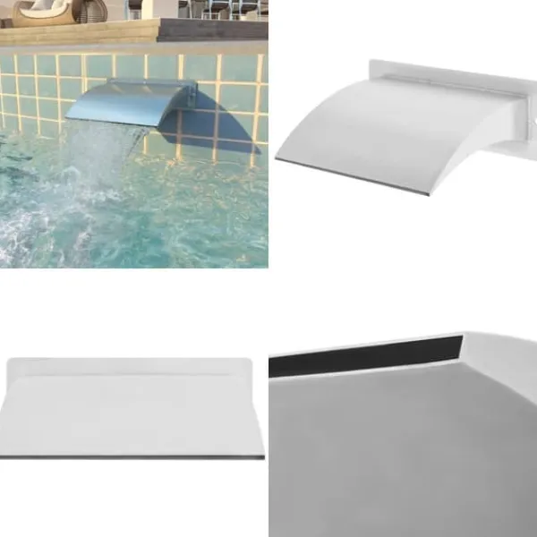 Online Poolfontän rostfritt stål 30x9x26 cm silver - Pool Fontän - Pool Fontäner - Home & Living Fontäner & Dammar