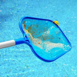 Discount Poolhåv/Poolskummarhåv/Håv med Teleskopisk Stålstång - 160 cm Utdragbar Lövskummar för Pool & Spa Pool- & Spatillbehör