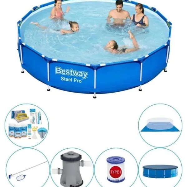 New Poolpaket - Steel Pro Rund 366x76 cm Pooler