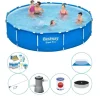 Bestway Poolpaket - Steel Pro Rund 396x84 cm
