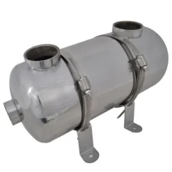 vidaXL Poolvärmeväxlare 355 X 134 Mm 40 Kw
