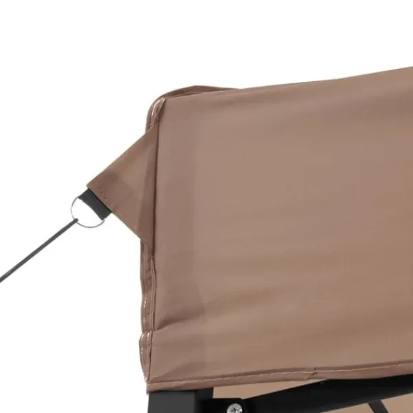 Discount Pop-Up hopfällbart partytält 410x279x315 cm | Färg: Brun | För utomhusevent och fester Tält & Lusthus