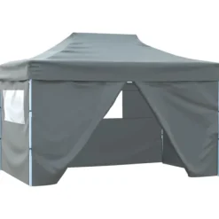 Sale Pop-Up hopfällbart partytält med 4 sidoväggar 3x4,5 m antracit - Partytält - Festtält - Home & Living Tält & Lusthus