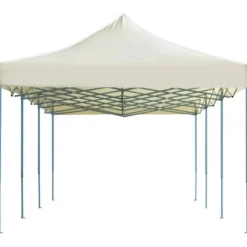 Pop-Up hopfällbart partytält gräddvit 3x9 m - Partytält - Festtält - Home & Living