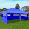 vidaXL Pop-up partytält hopfällbart 3 x 6 m blå