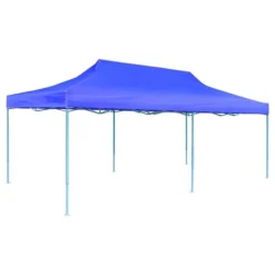 vidaXL Pop-up partytält hopfällbart 3 x 6 m blå