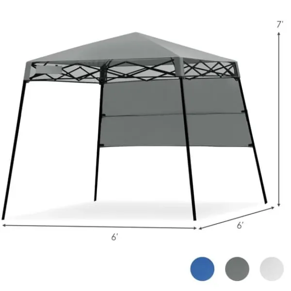New Pop-up Tält, 2.1m x 2.1m, Grå Tält & Lusthus