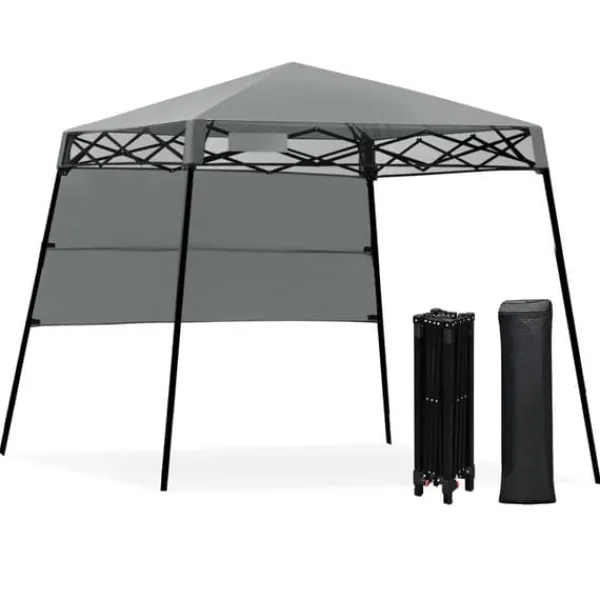 New Pop-up Tält, 2.1m x 2.1m, Grå Tält & Lusthus