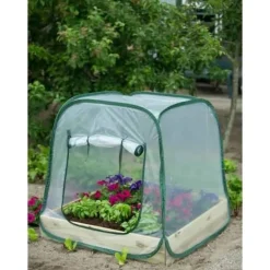 Sale Pop-up växthus för trädgården - NATURE - 100x100x100 cm - Transparent PE - UV-skydd Växthus