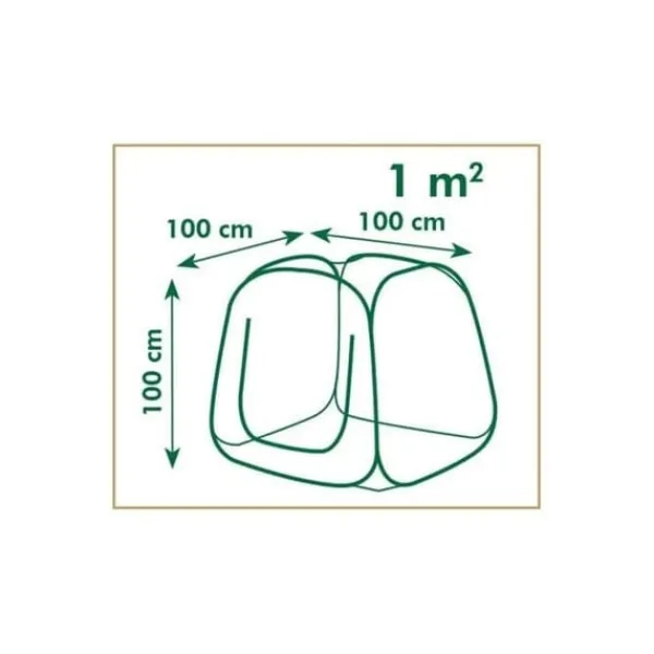 Sale Pop-up växthus för trädgården - NATURE - 100x100x100 cm - Transparent PE - UV-skydd Växthus