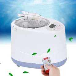 Discount Portabel bastuångare - Ånggenerator - 3 L Kapacitet - 1000 W - Fjärrkontroll - ABS/PP & Rostfritt Stål - För Hemmaspa & Detox Bastu