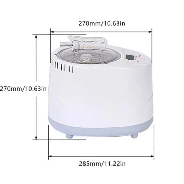 Discount Portabel bastuångare - Ånggenerator - 3 L Kapacitet - 1000 W - Fjärrkontroll - ABS/PP & Rostfritt Stål - För Hemmaspa & Detox Bastu