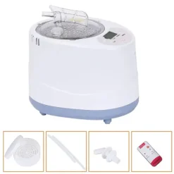 Discount Portabel bastuångare - Ånggenerator - 3 L Kapacitet - 1000 W - Fjärrkontroll - ABS/PP & Rostfritt Stål - För Hemmaspa & Detox Bastu