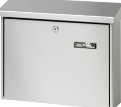 Discount Postbox Burg Wächter JOURNAL 5867 SI Stålplatta Silver Nyckellås Postlådor & Brevlådor
