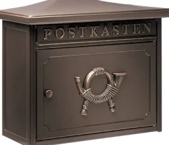 Postbox Burg Wächter SYLT 1883 K Stålplatta Koppar (metallisk) Nyckellås Postlådor & Brevlådor