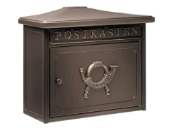Postbox Burg Wächter SYLT 1883 K Stålplatta Koppar (metallisk) Nyckellås Postlådor & Brevlådor