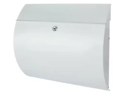Postbox Burg Wächter TOSCANA 856 W Stålplatta Vit Nyckellås