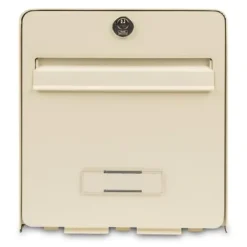 Clearance Postlåda - BURG WACHTER - Favor - Galvaniserat stål - 1 dörr - Beige Postlådor & Brevlådor