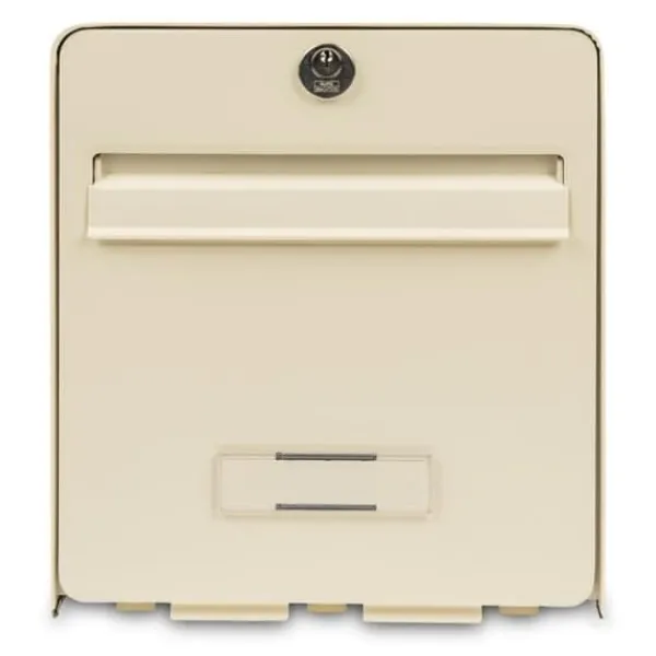 Clearance Postlåda - BURG WACHTER - Favor - Galvaniserat stål - 1 dörr - Beige Postlådor & Brevlådor