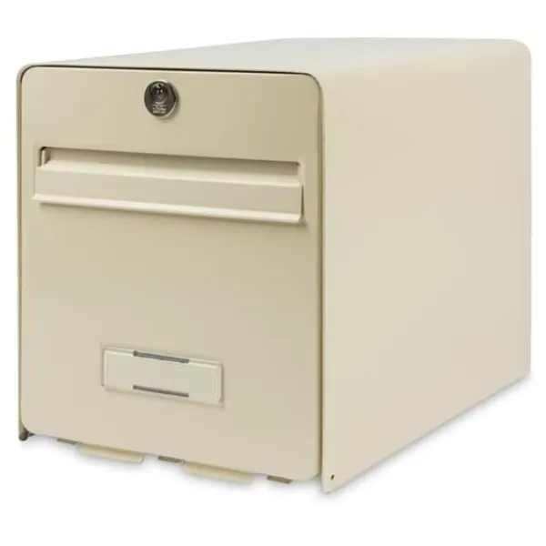 Clearance Postlåda - BURG WACHTER - Favor - Galvaniserat stål - 1 dörr - Beige Postlådor & Brevlådor