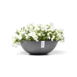 Pot Rond Vienna 50 Grå - Ø 50 x H. 18 cm - 22,3 L