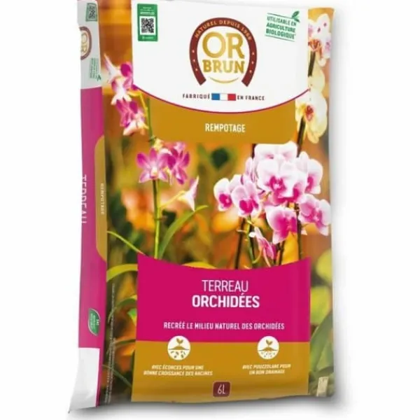 Outlet Potting compost OR BRUN 6 L Jord & Sand